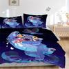 3pcs Bedding Set K-Pop Demon Hunters Cat Includes 1 Comforter + 2 Pillowcases, Without Pillow Inserts, Soft Comfortable,a0910201