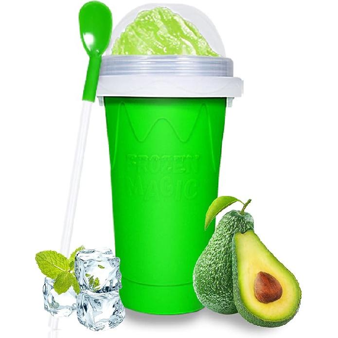 Color Land Slushy Cup, TIK TOK Slushie Maker Cup Frozen Magic Squeeze Cup, Ice Cream Maker Cup, Cool Stuff Trending Tiktok Items Homemade DIY Cool