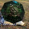 1PC Warner Slytherin Snake Automatic Open/Close Umbrella with Windproof, 17-Rib Sturdy Canopy, Durable Ribs1234A