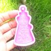 Silicone Mold Epoxy Resin Casting Mould for Making Nun Shaped Keychains Backpack Decorations and Religious Pendants