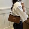 Stilvolle Umhängetasche mit Metallschleifen-Dekor Vielseitige Unterarm-Hobo-Taschen Klassische Handtaschen und Geldbörsen Damen Täglicher Gebrauch