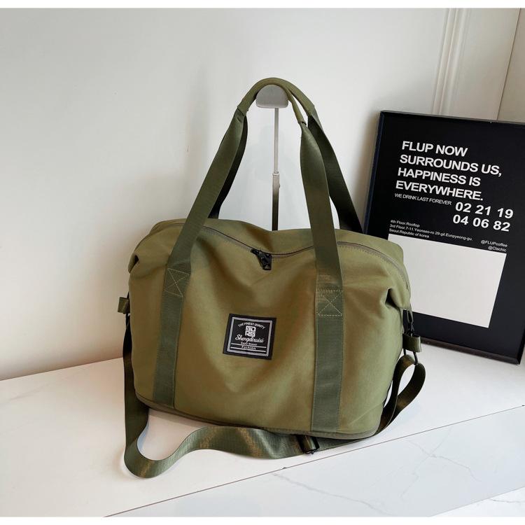 

Travel fitness bag large capacity 2025 new handbag duffel bag fitness dry and wet separation luggage travel bag зелений