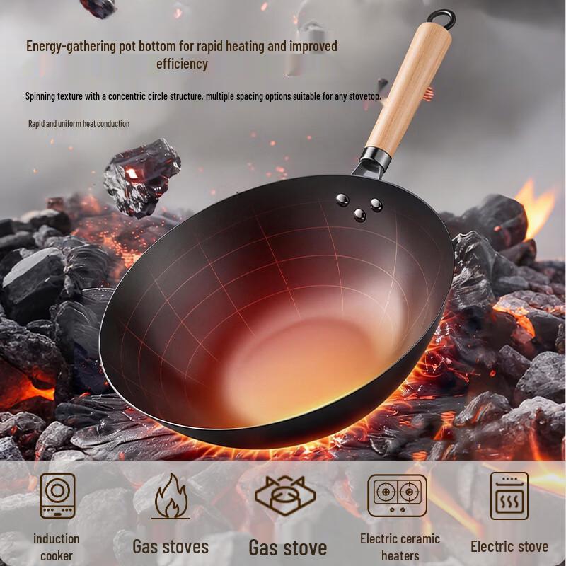 Jingmi Selected Nitrogenized Fine Iron Wok