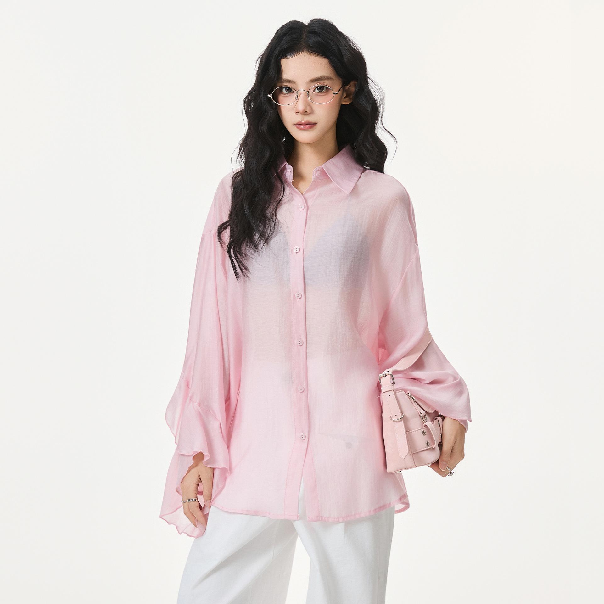 

Women s Designer Dopamine Pink Long-Sleeve Polo Cardigan - 2025 Collection F рожевий