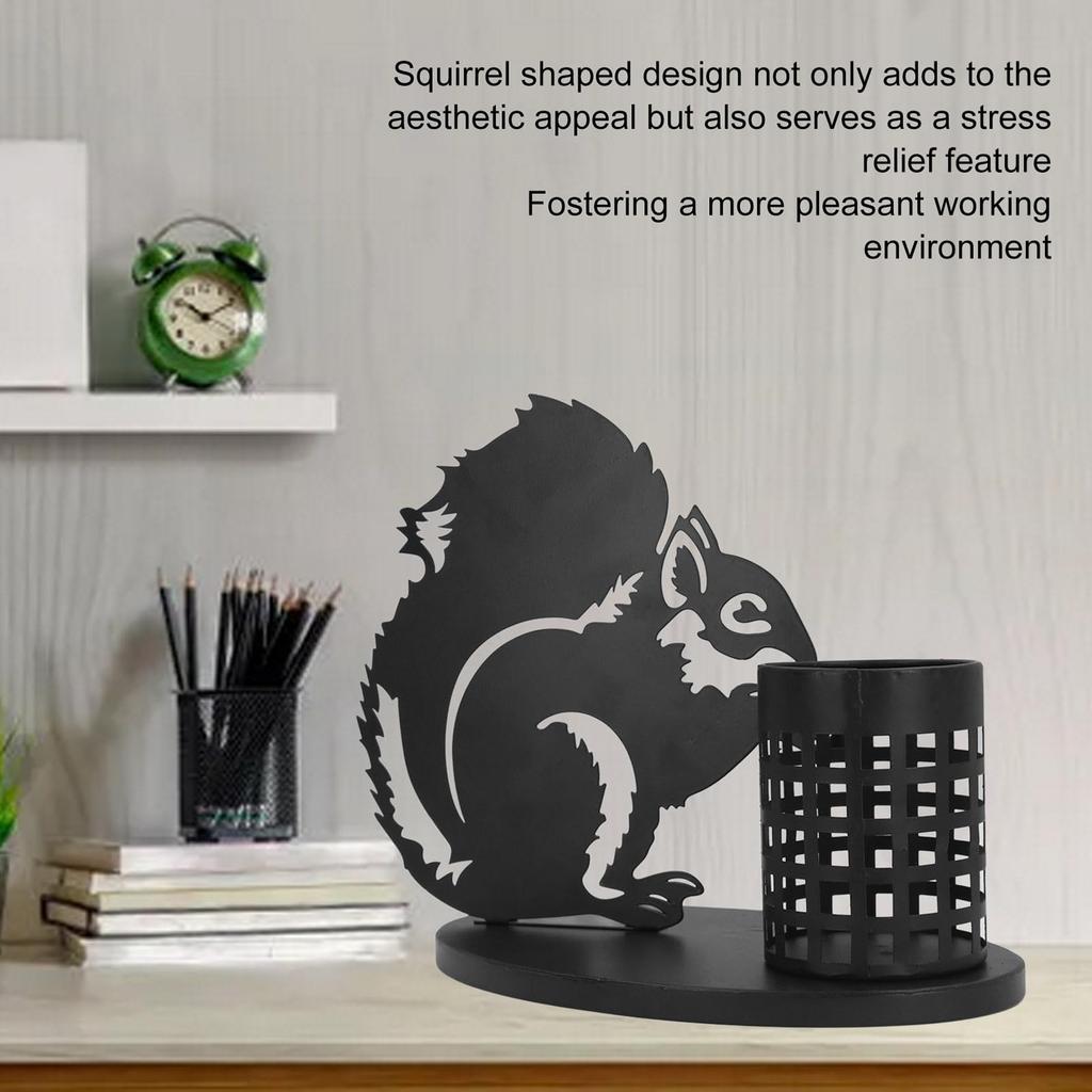 Stifthalter für Schreibtisch Niedlicher Stifthalter Metall Schreibtischzubehör Schreibtischorganizer Make-up Pinsel Stiftebecher für Heimdeko Tischdekoration