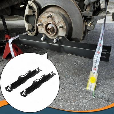 2 Stück Auto Auto Radausrichtungswerkzeug Universal mit einzigartigem Schlitz Robustes Zubehör Vorderachse