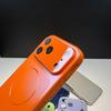Husă Instant 17 Star Universe Orange pentru iPhone 16 Pro Max cu protecție completă pentru obiectiv, fereastră mare, design magnetic și protecție anti-cădere