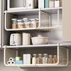 Carbon Steel Under Cabinet Storage Rack Adjustable Wall Wardrobe Storage Basket  Cabinet