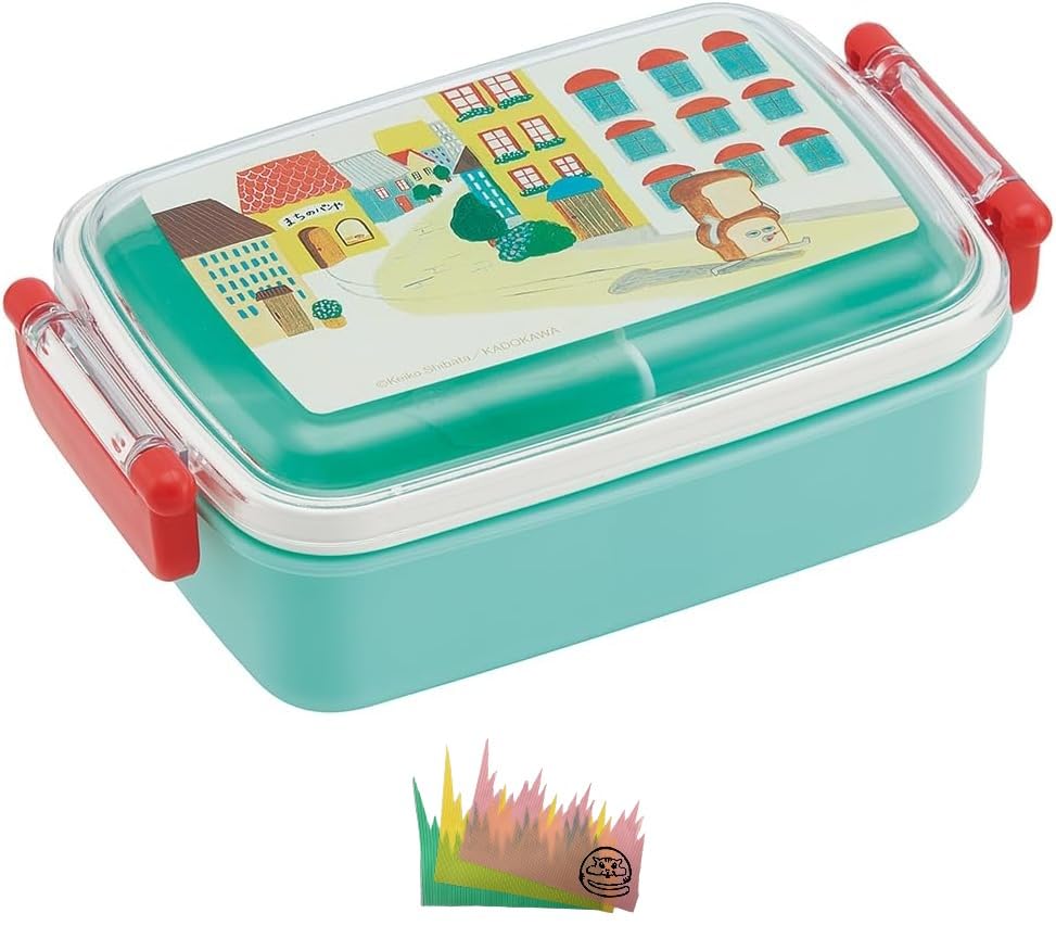 

Pan Dorobo Bento Soft Made in Antibacterial Set Box, 1-Tier, Microwave-Safe, Dishwasher-Safe, Lid, Japan, 450ml, (Bento Box, Balan)