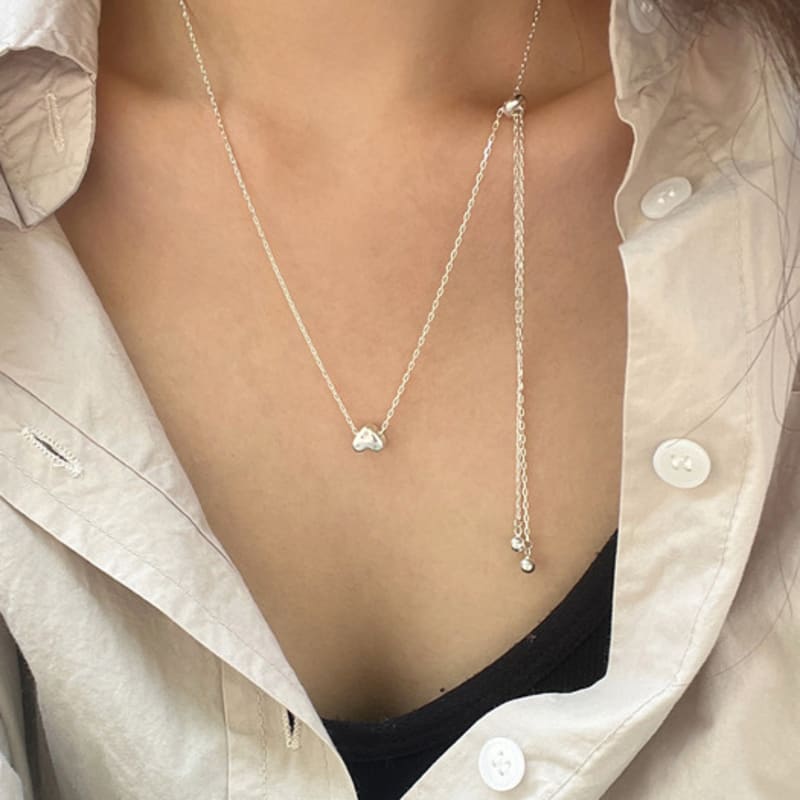 BOLDIERE Heart Drop Necklace