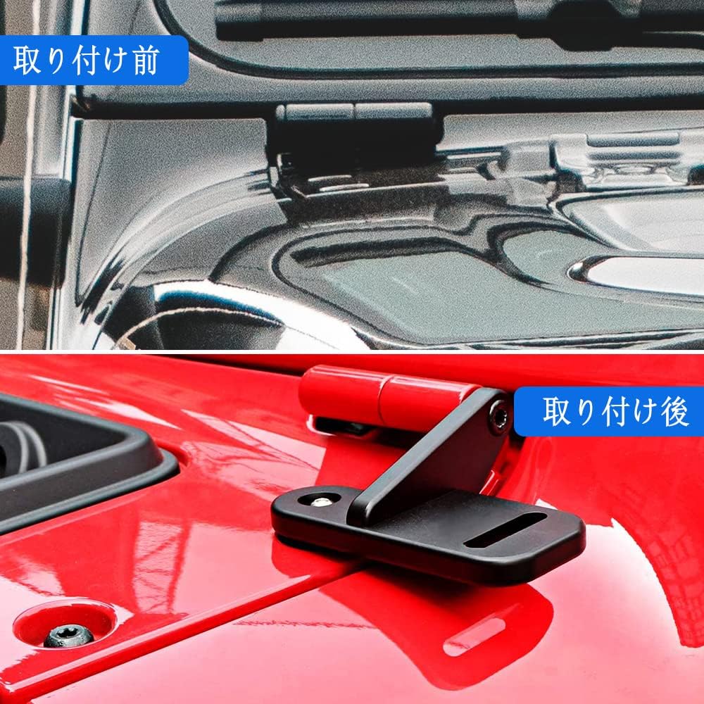 Largoods Work Light Front Assist Mounting Dual Light LED Pod Ladder Dual Light Bracket for Jeep JL JLU Sahara Rubicon Sport Set of 2 Bracket, A-Pillar