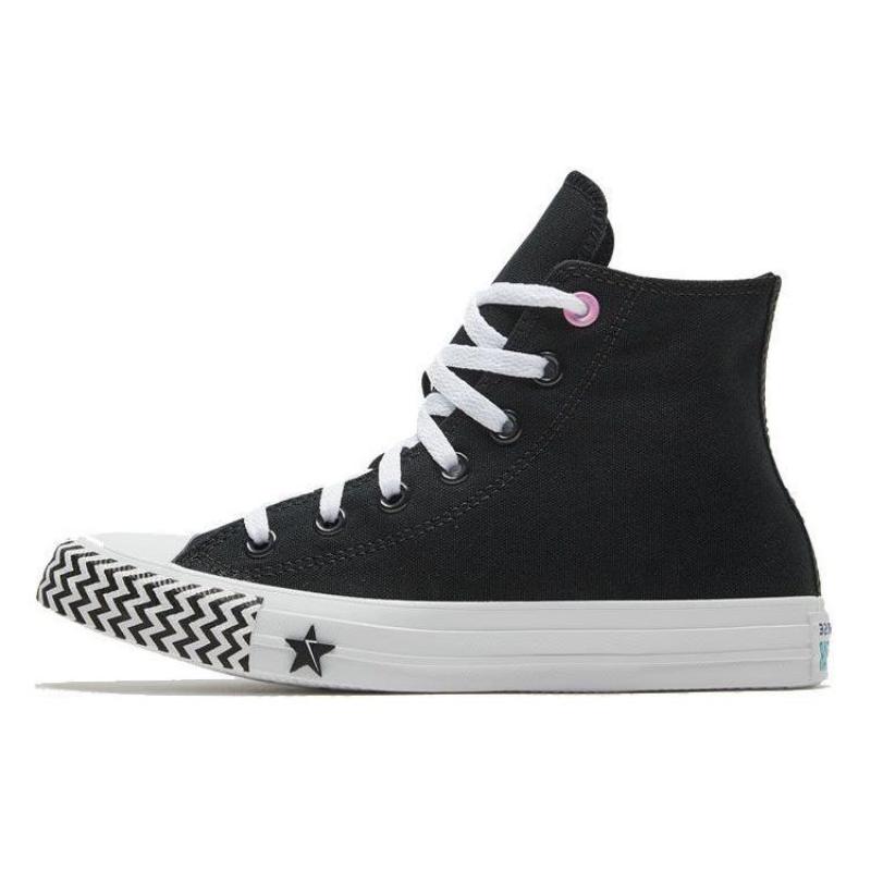 Converse Chuck Taylor All Star Voltage High Top Comfortable Casual Breathable High Top Espadrilles Women's Black