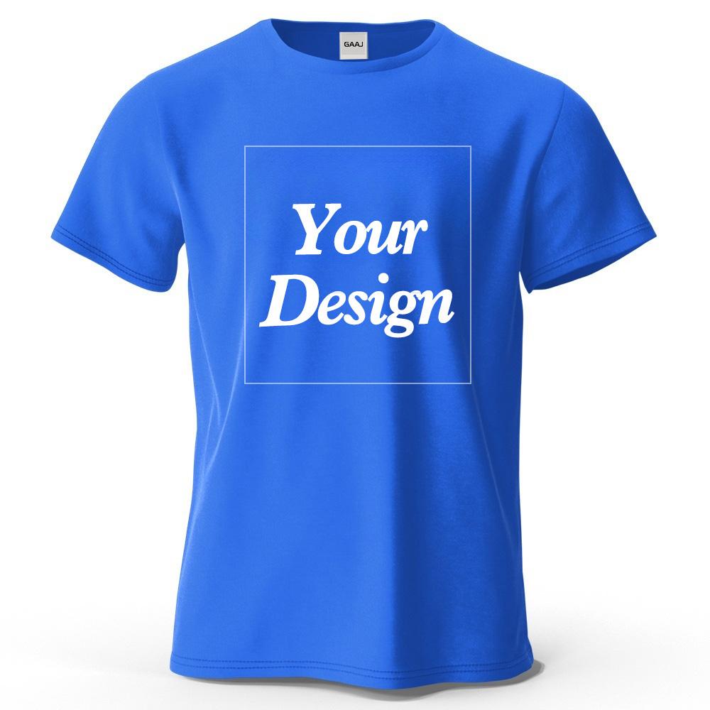 Custom T shirt Customized tshirt Personalized Tee Shirt Diy Print Your Photo Brand Logo Text Men Women 100 Cotton Premium Gift