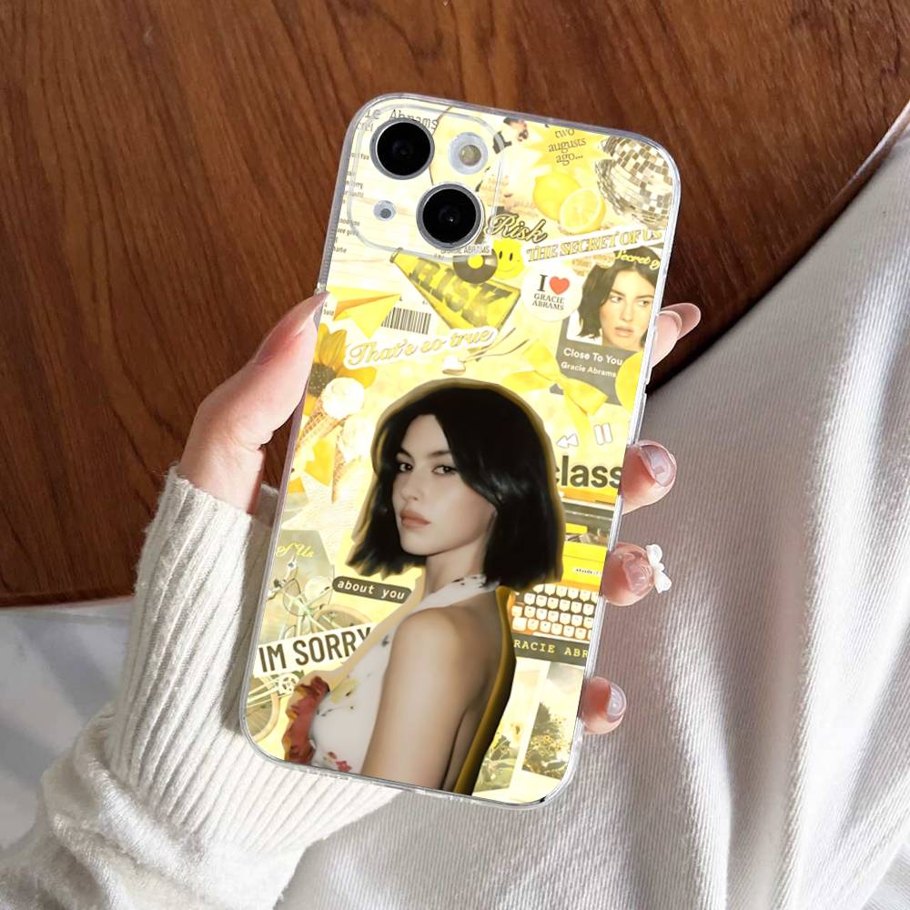 Popular G-gracie Singer A-abrams For IPhone 11 12 13 14 15 16 17 Pro Max Plus 13 Mini Silicone Soft Transparent Back