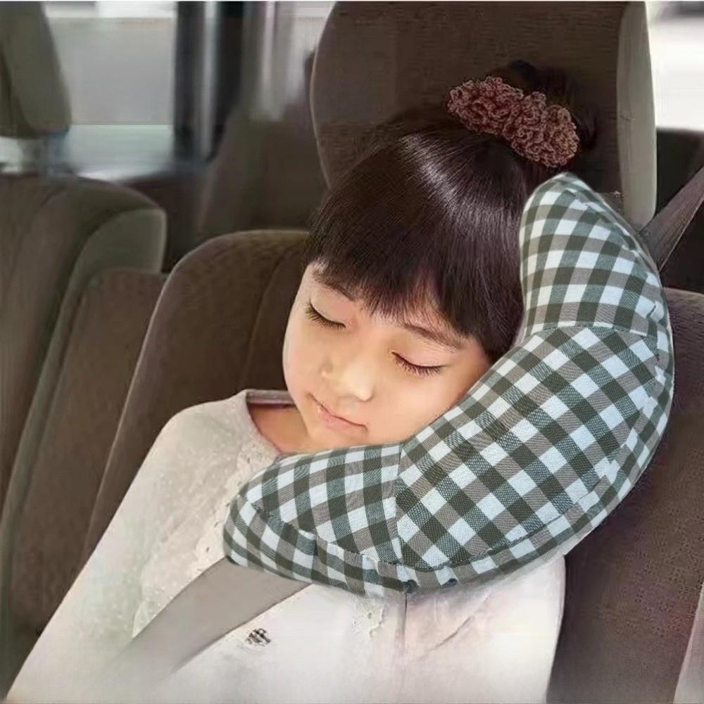 Adjustable Neck Support Pillow Stickable Travel Head Rest Kids Shoulder Pad  Car Travel