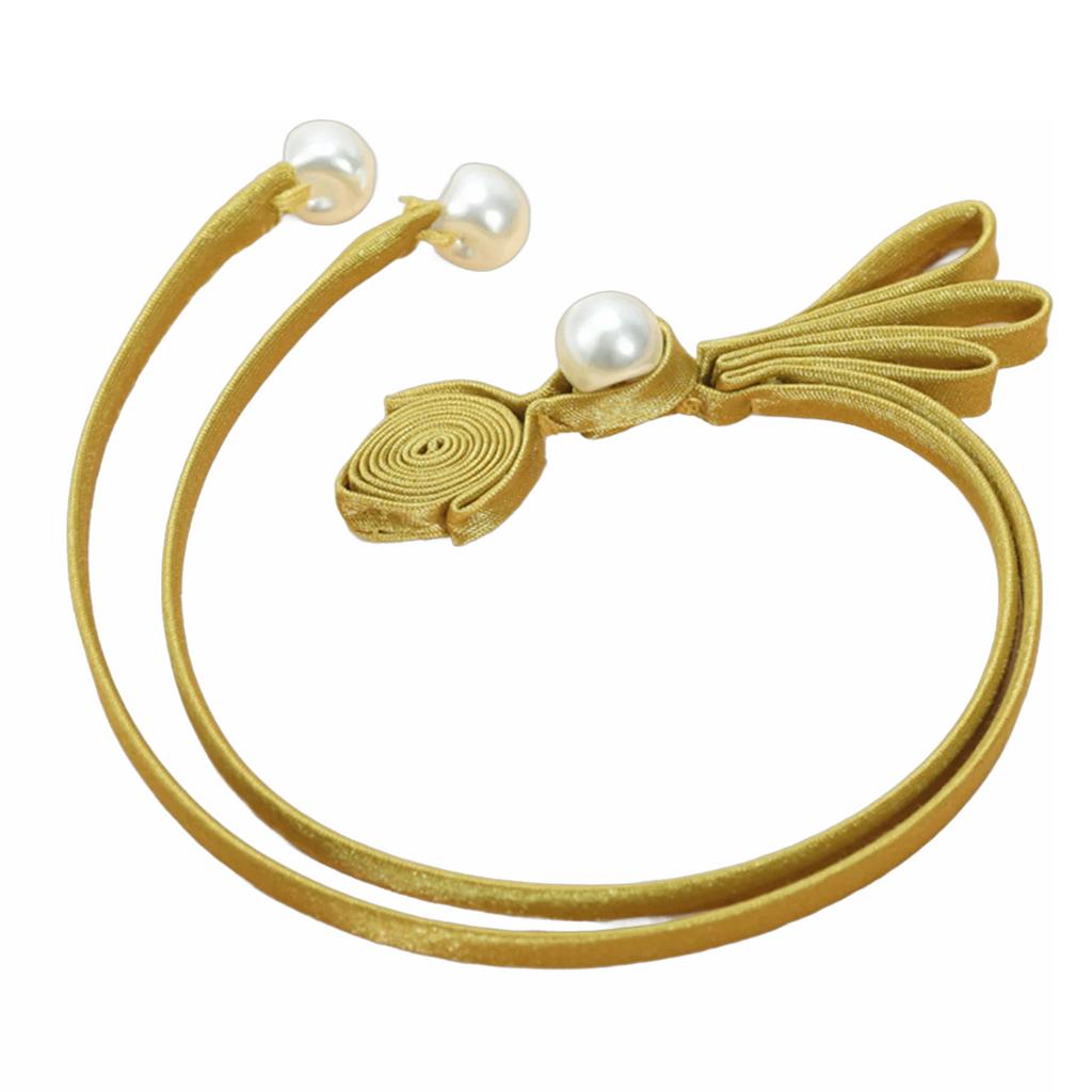 Handmade Cheongsam Sewing Fasteners Chinese Knots Frog Buttons with Long Tassles DIY Tang-Suit Decorative Buttons