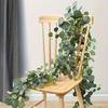 Lussureggiante Ghirlanda di Eucalipto Artificiale da 180 cm - Premium Finta da Appendere alla Parete - Verde Realistico per Matrimonio, Casa, Esterni e Decorazioni per Eventi