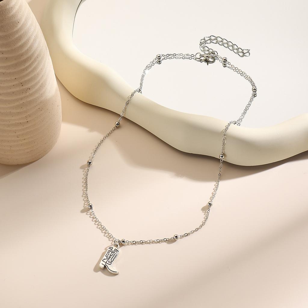 Halskette nationalen Wind Kuhkopf Kreuz Cowboy Maillard Stapel Dai Fugu Halskette