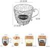 Large Capacity Coffee Pod Holder Coffee Pod Irregular Shape Coffee Capsule Holder Home Decoration Storage Cup