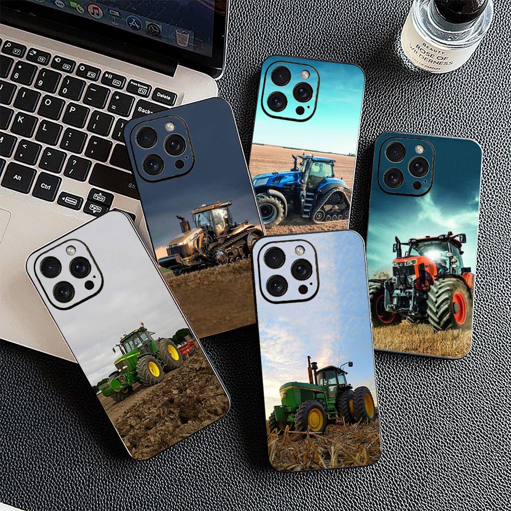 Měkký kryt pro Motorola Moto G86 G57 E14 E15 G14 G34 G67 G84 G24 A54 G15 Power E22 Pouzdro na telefon Farmy Vozidla Traktory