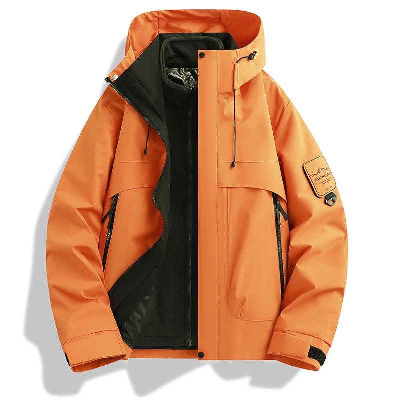 New Fashion Casual Jacket Three-in-one Windproof, Waterproof, Comfortable and Warm Men's and Women's Same Clothing