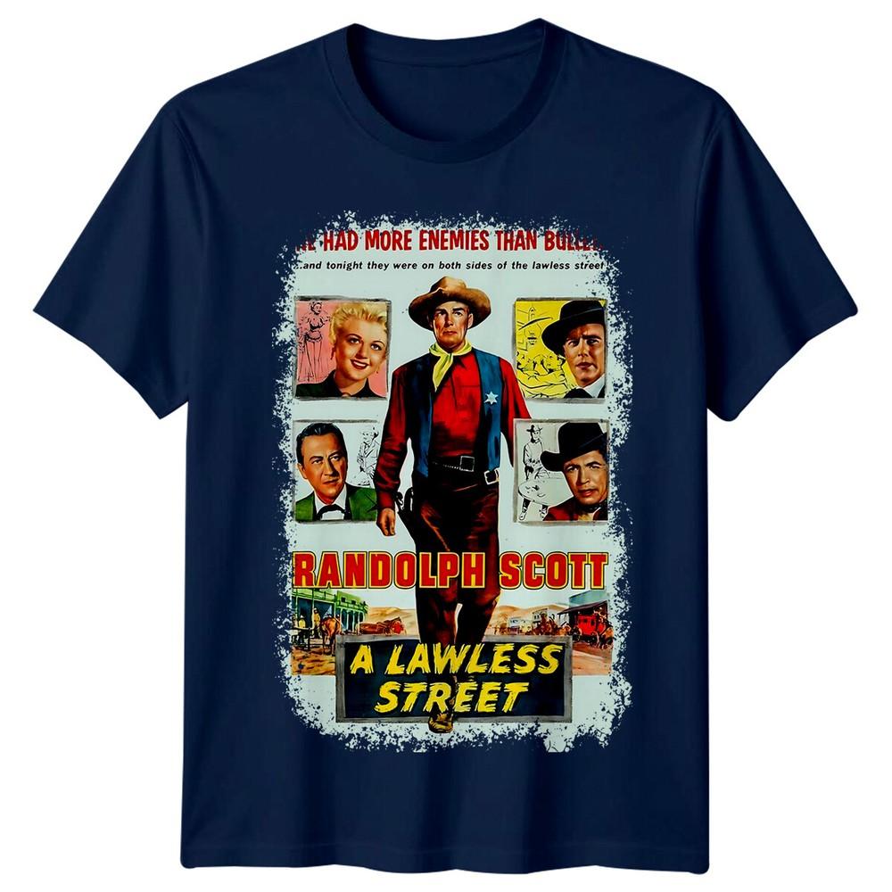 A Lawless Street 1955 Movie Poster Inspired TShirt Retro 80s Tee