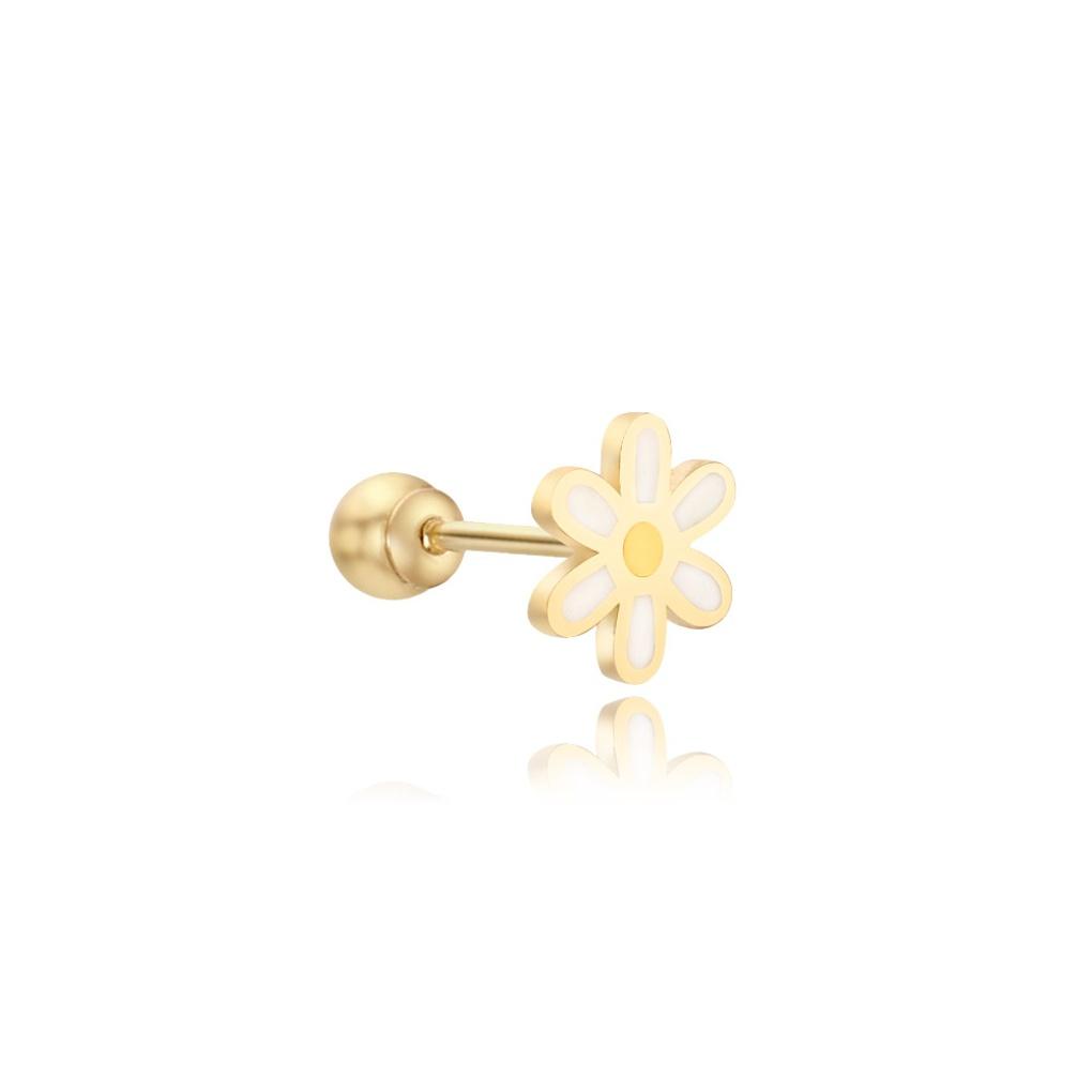 

LLOYD White Flower 14K Piercing LPFN4232G 14k