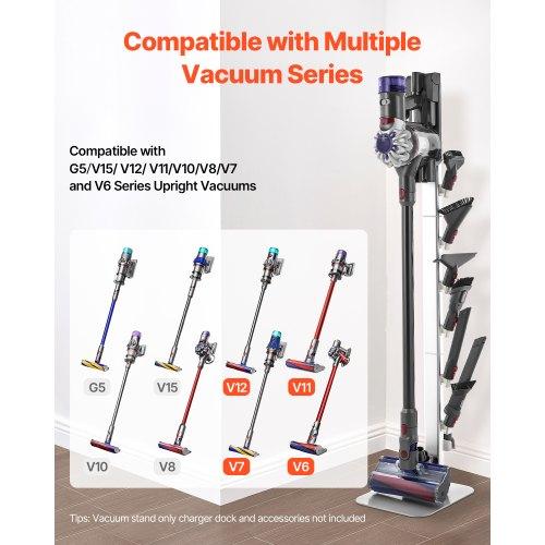 VEVOR Vacuum Stand, Compatible with Dyson G5 V15 V12 V11 V10 V8 V7 V6 Series Upright Vacuums Cleaners & Accessories