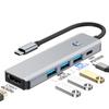 USB-C Docking Hub: 4K Screen Casting & One-Key Sleep Expansion Dock