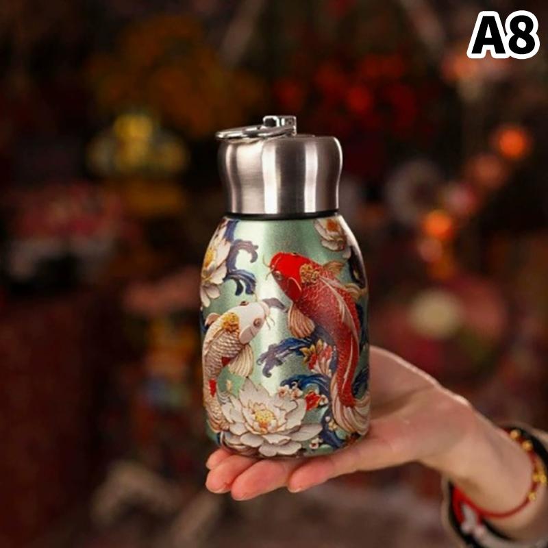 316 Edelstahl Isolierbecher 300ml Auslaufsicher Kaffeetasse Langlebig Tragbar Schlank Isolierte Thermos-Kaffeetasse Wasserflasche