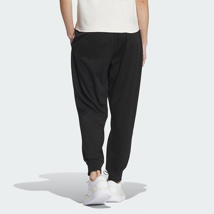 Adidas Silky Touch Lounge Pants With Cuffed Ankles Women Bottoms Black IM8862