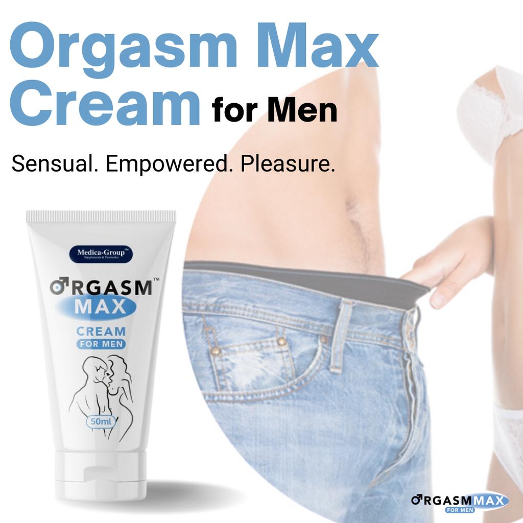 Orgasm Max Cream for Men - Powerful and Long-Lasting Erection - 50 Ml