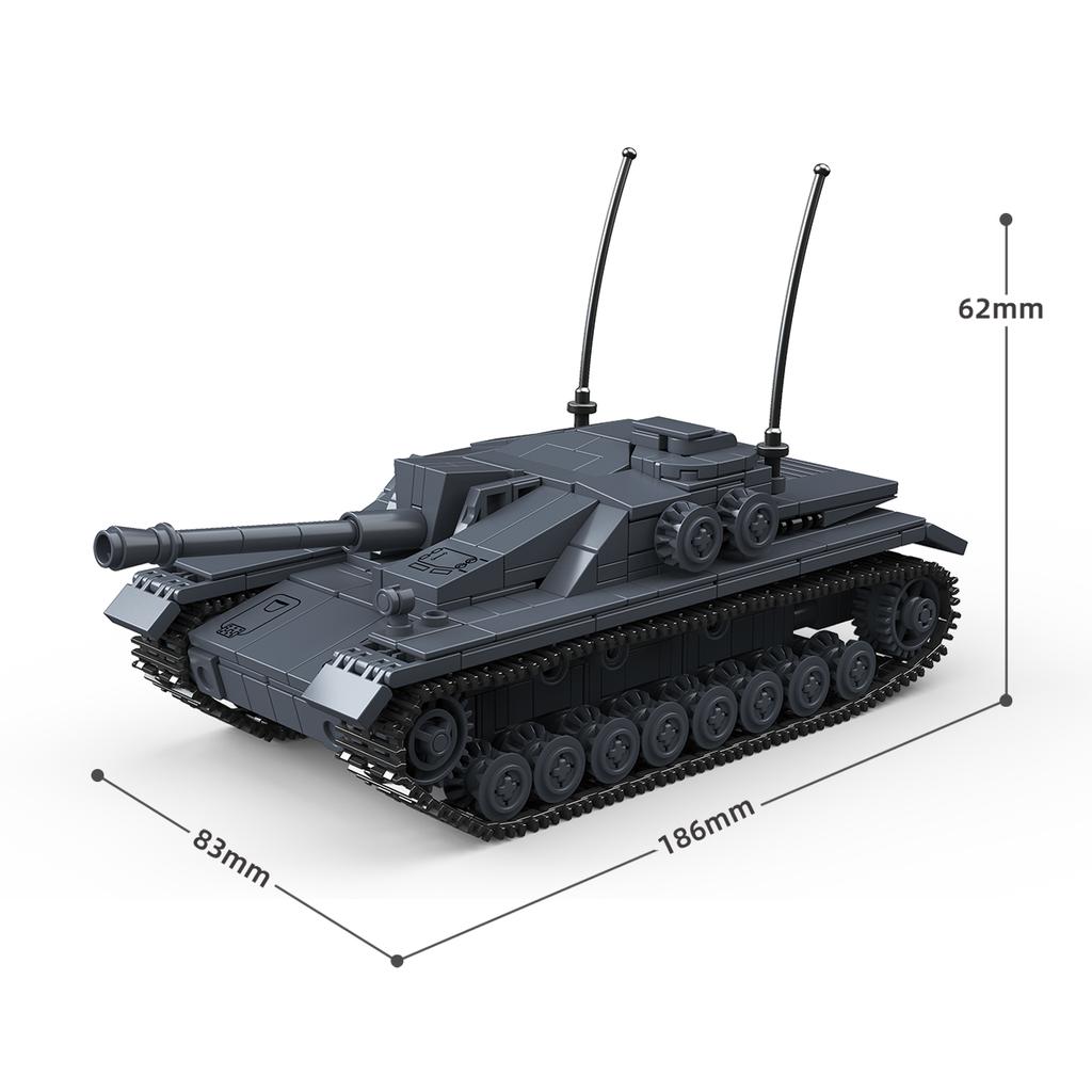 2026 NEW World War II German Panzer IV Assault Gun Building Block Tank Model [1:35 Scale] Boys' Toy