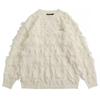 Männer Winter Retro Tun Alten Warme Pullover Pullover Rundhals Plüsch Langarm