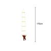 LED Christmas Decorations Fairy Lamp LED Ladder Lamp with Climbing Santa Claus Home Outdoor Christmas Light New Year Ornaments S