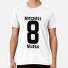 Mitchell Marsh 8 Australian Cricket Premium  S To 5XL Made In the AU/USA T-Shirt
