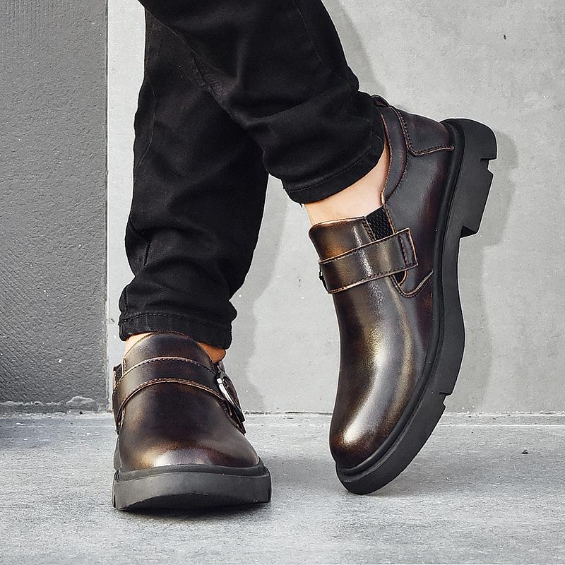 Men's Derby Shoes Brand Men Casual Shoes Comfortable Men Leather Shoes  Business Formal Shoes