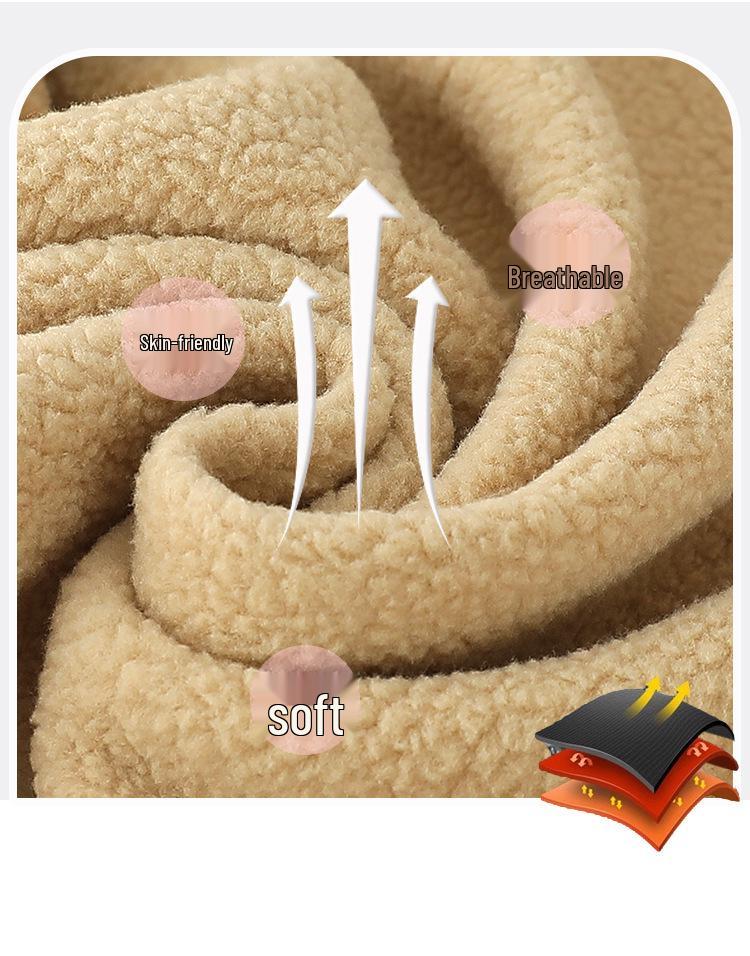 Cárdigan Acogedor de Lana con Forro de la Abuela: Abrigo Grueso y Cálido de Otoño e Invierno para Mujeres de Mediana Edad y Mayores