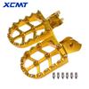 Motorcycle Universal Accessory CNC 6061-T6 Footrest Footpegs Foot Pegs Rests For Suzuki RMZ250 RMZ450 2005-2009 RMZ 250 450