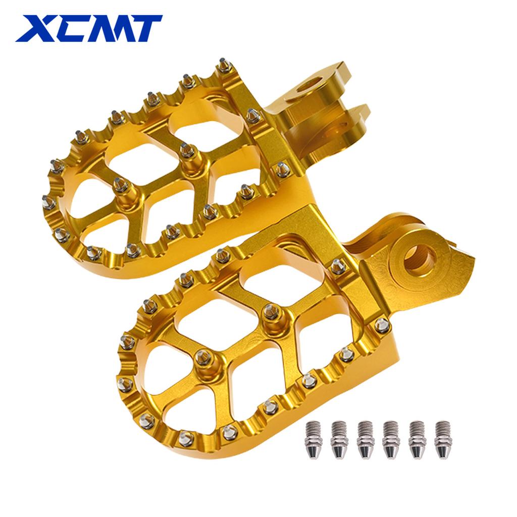 Motorcycle Universal Accessory CNC 6061-T6 Footrest Footpegs Foot Pegs Rests For Suzuki RMZ250 RMZ450 2005-2009 RMZ 250 450