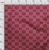 oneOone Cotton Flex Carmine Red Fabric Swirl Bandhani Sewing Craft Projects Fabric Prints By Yard 40 Inch