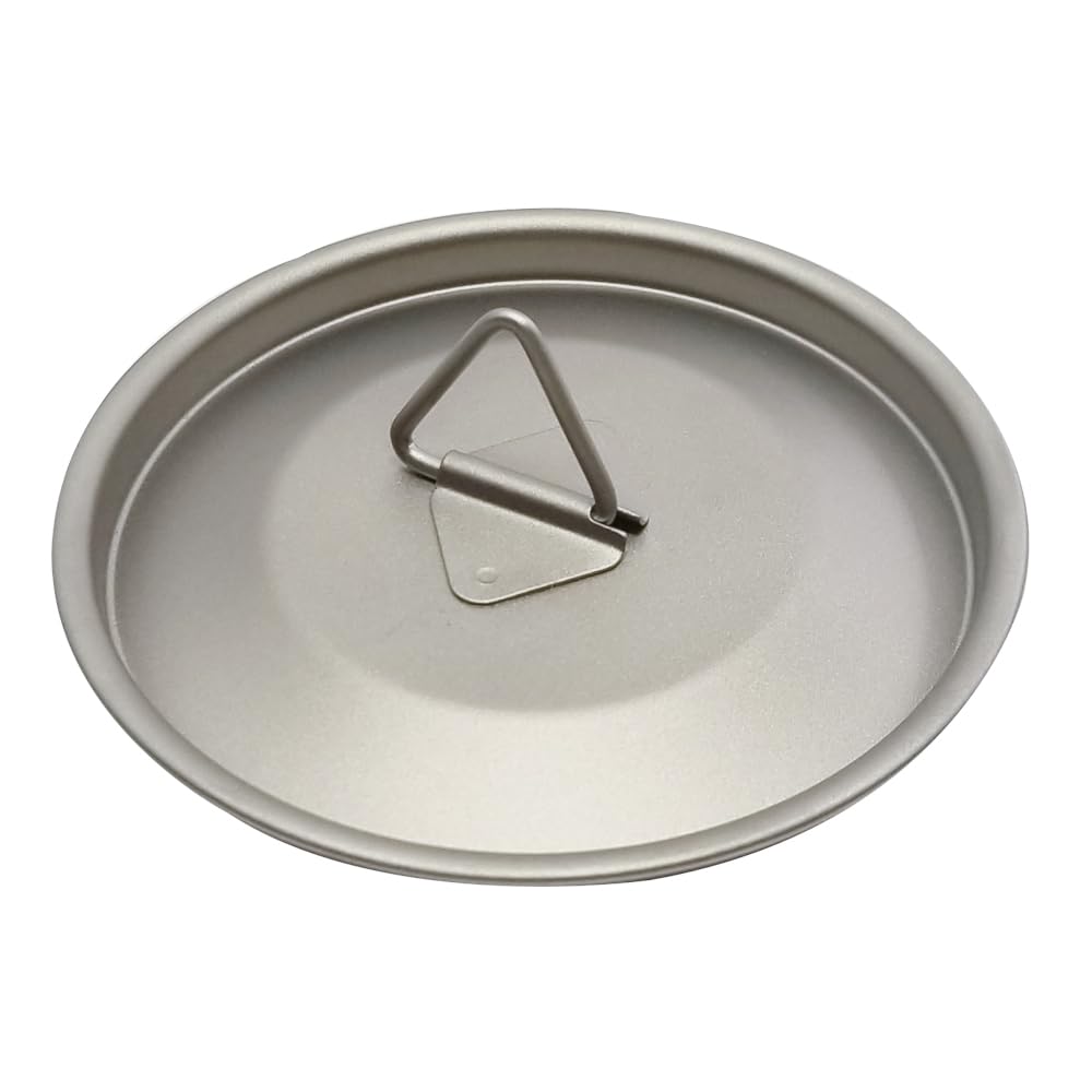 TITAN MANIA Cup Lid 79mm Titanium Solo Camping Lid Titanium Mug Pot Ultralight Sturdy Outdoor Camping Gear (Titanium Mania)