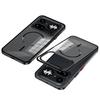 Coque Pour Nothing Phone 4A Pro Phone 4A Alliage d'Aluminium Cadre Métallique Pare-chocs Acrylique Givré Cover de Recharge Sans Fil Magsafe