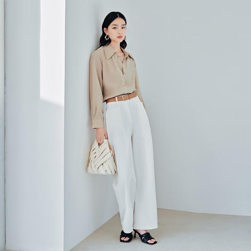 VEROMODA Women's Cotton Lyocell Blend Banana Pants