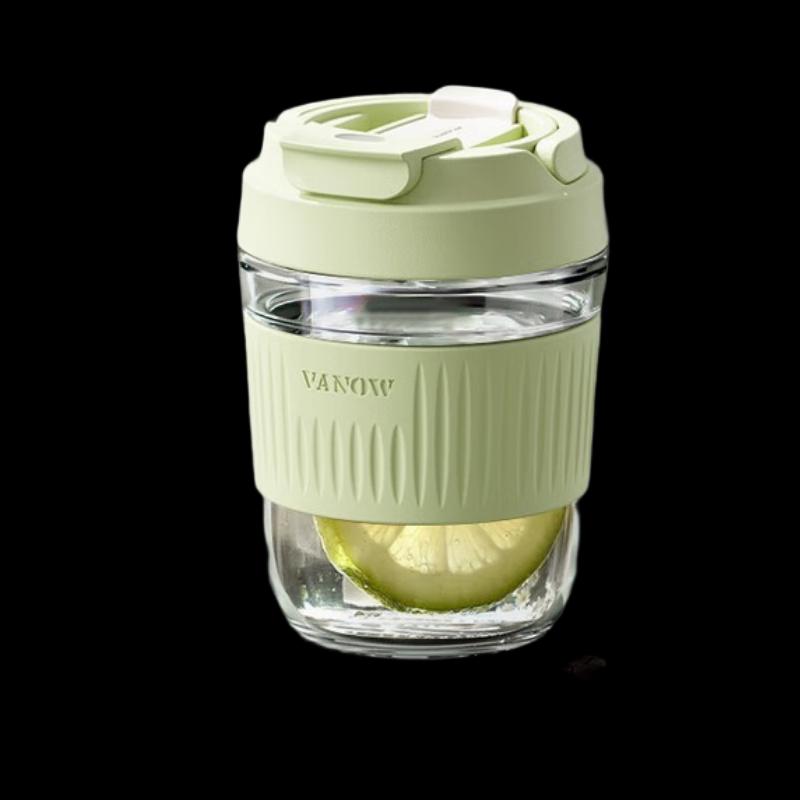 Vanow VO-RZ35-B Kids Glass Straw Cup