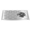 Washer Glass Rinser G1/2 Water Connection Port Silver Pitcher Rinser Countertop Sink for Bar Coffee
