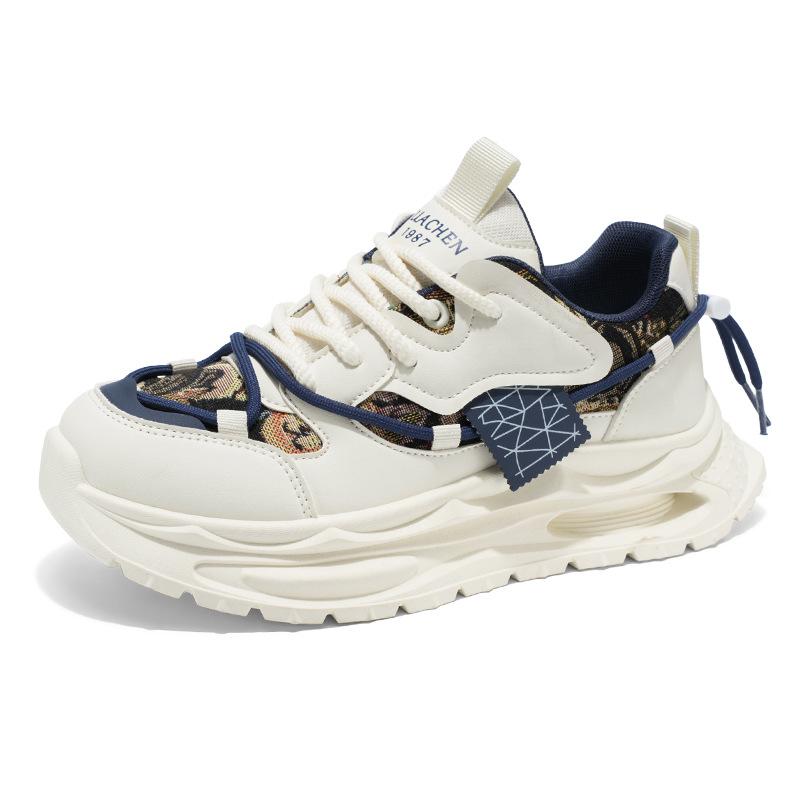 

Men s shoes trend spring and autumn youth casual sports shoes new men s Korean version student platform white shoes trendy shoes 39