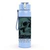 1PC Skull Meaning Of Life Print 750ml Color Plastic Sports Water Bottle Leakproof Flip Straw Lid Suitable for Sports Office Home Use