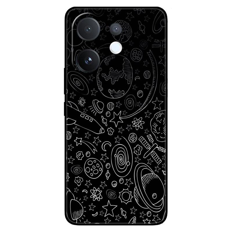 For Vivo V60 5G Soft Silicone Shell Protective Cover Cool Car Animal Cartoon Pattern Phone Case For vivo T4 Pro V60 V60E 5G Capa