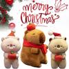 Christmas Bear Capybara Plush Toy Dolls Room Decoration Ornaments Children Gift